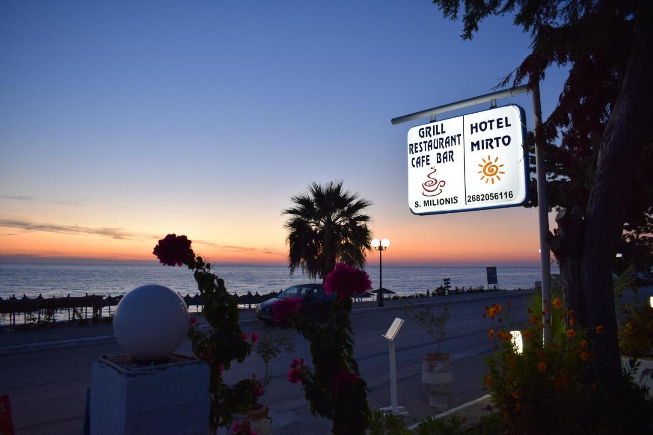 Mirto Beach Hotel & Restaurant Paralia Vrachou Exterior photo
